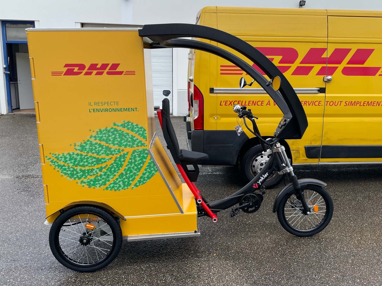 cargobike livraison DHL Yokler