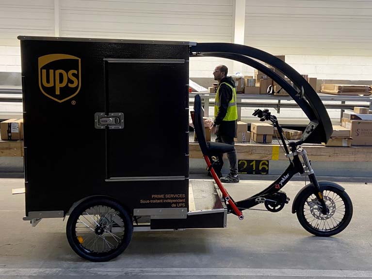 triporteur professionnel XXL 2m3 UPS