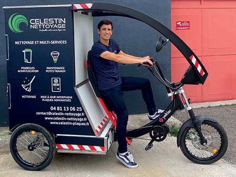 Cargo bike nettoyage