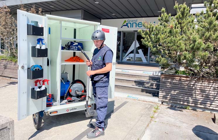 livraison en triporteur électrique