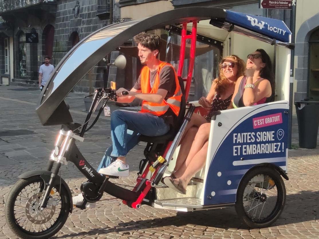 Keolis Riom velotaxi professionnel Yokler