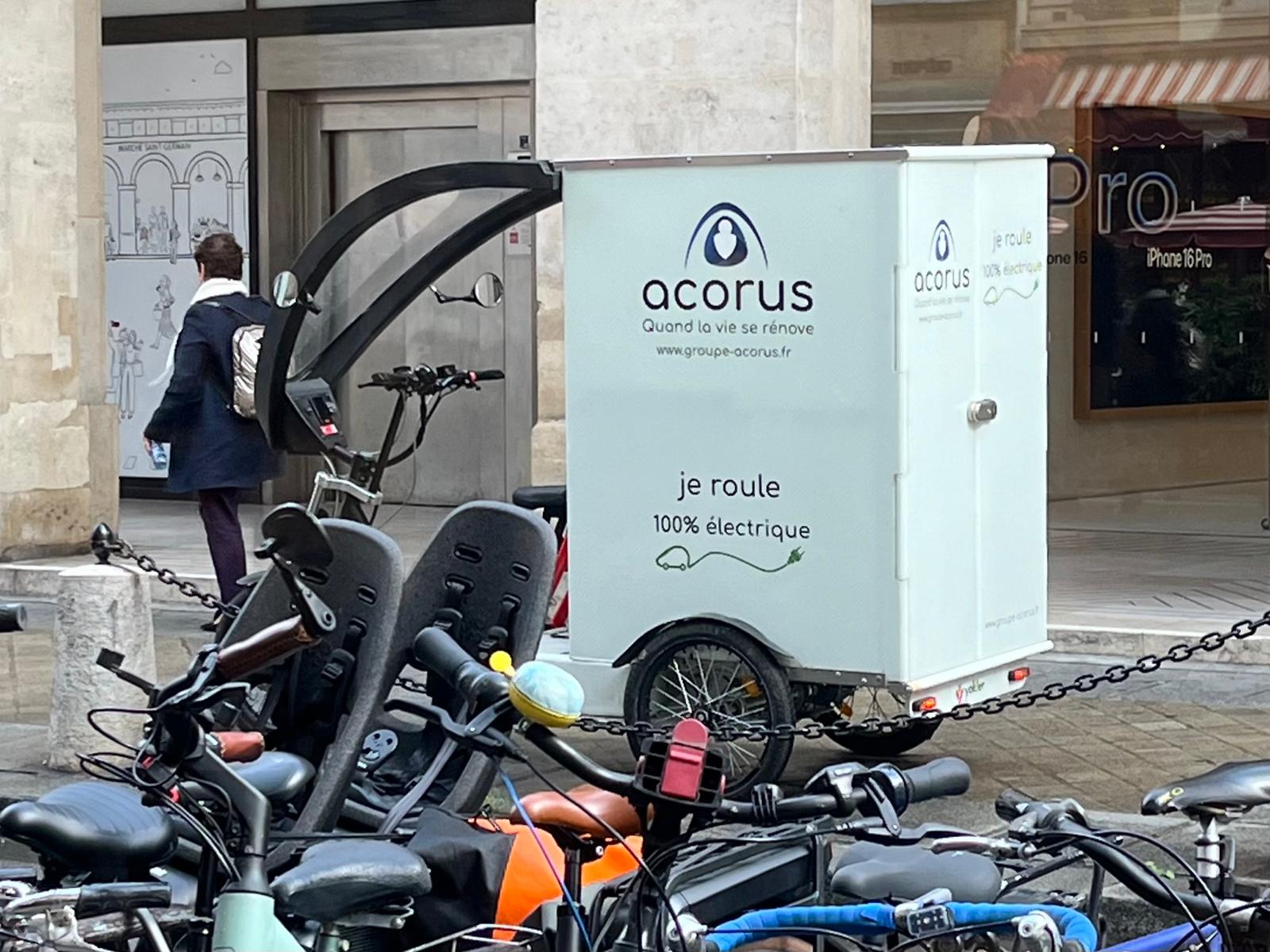 Triporteur Yokler Acorus cargobike professionnel maintenance