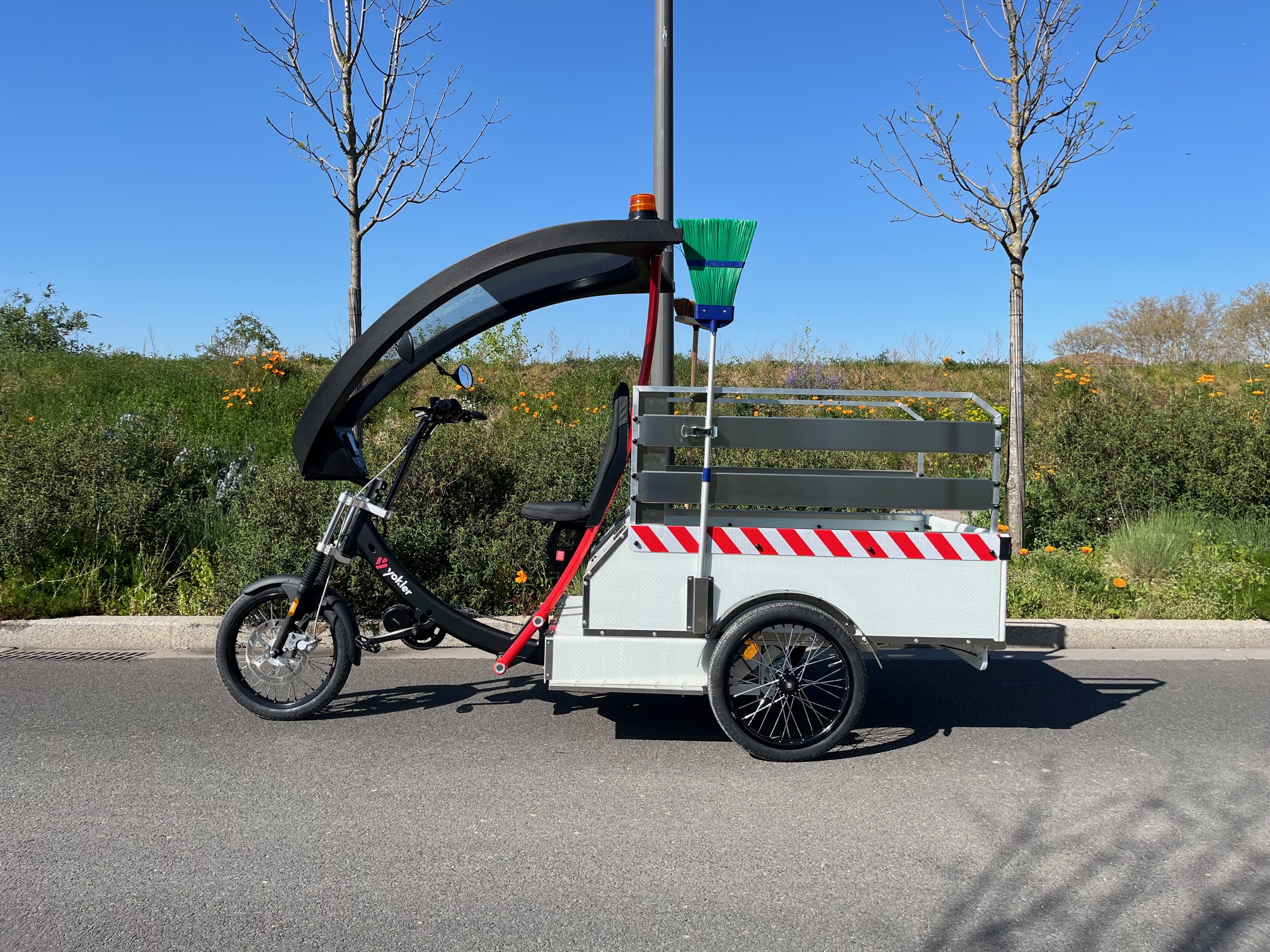 Triporteur Yokler J pick up professionnel électrique