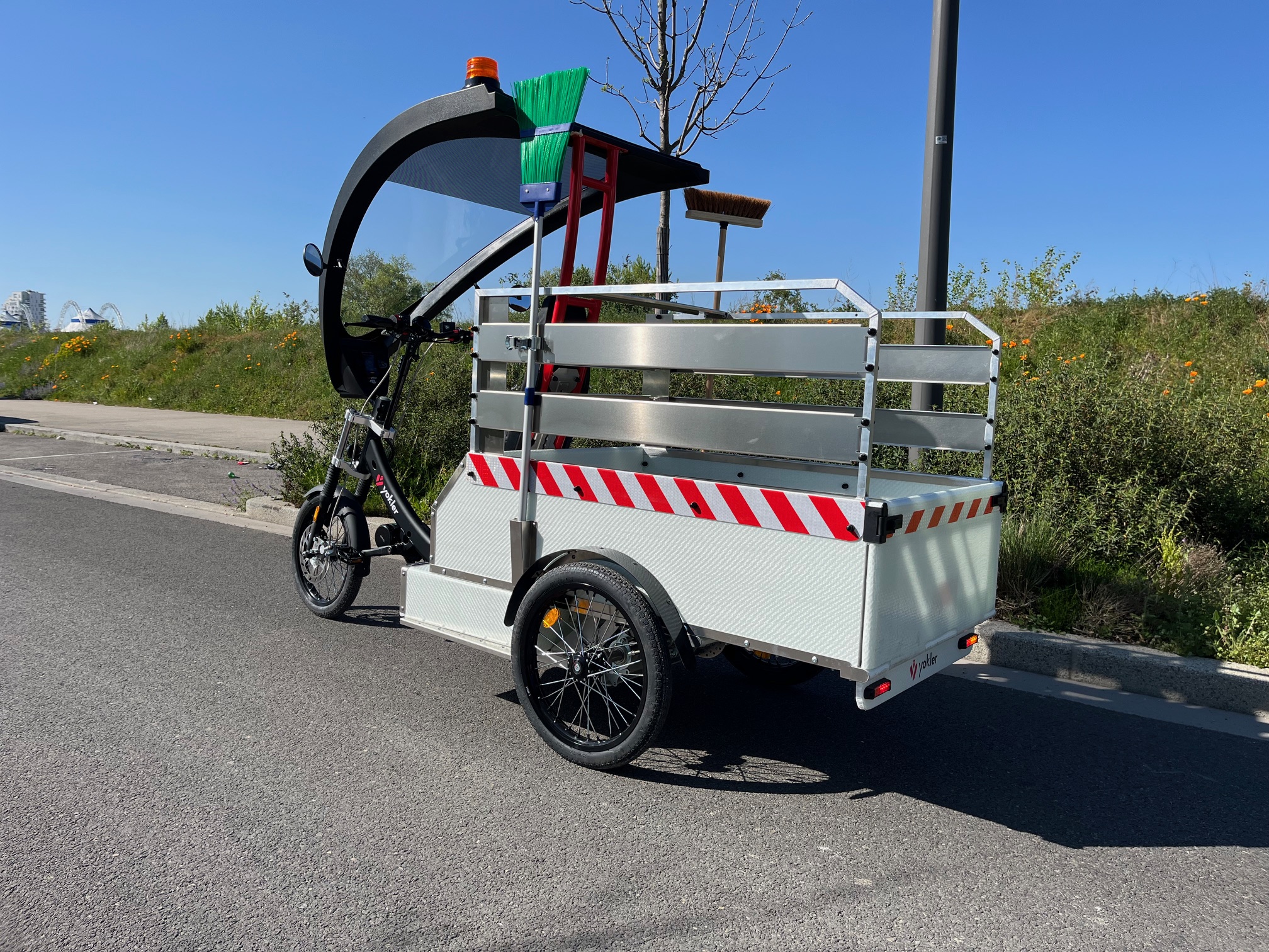 Triporteur Yokler J pick up professionnel électrique