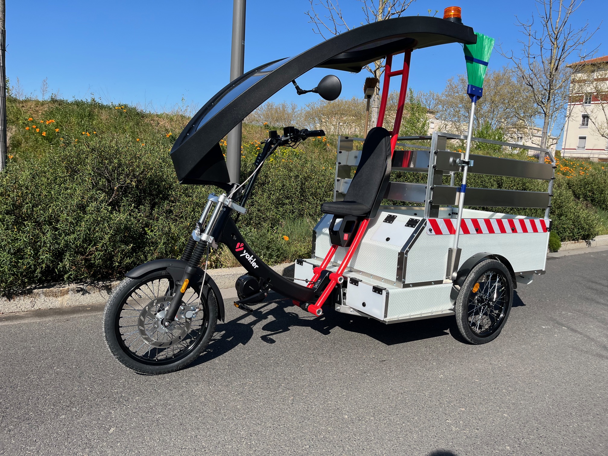 Triporteur Yokler J pick up professionnel électrique