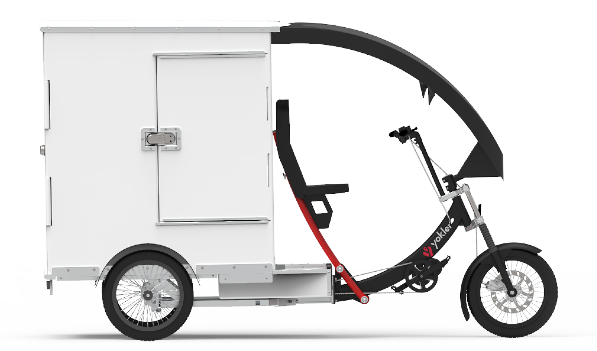 Velo cargo professionnel XXL coffre 2m3