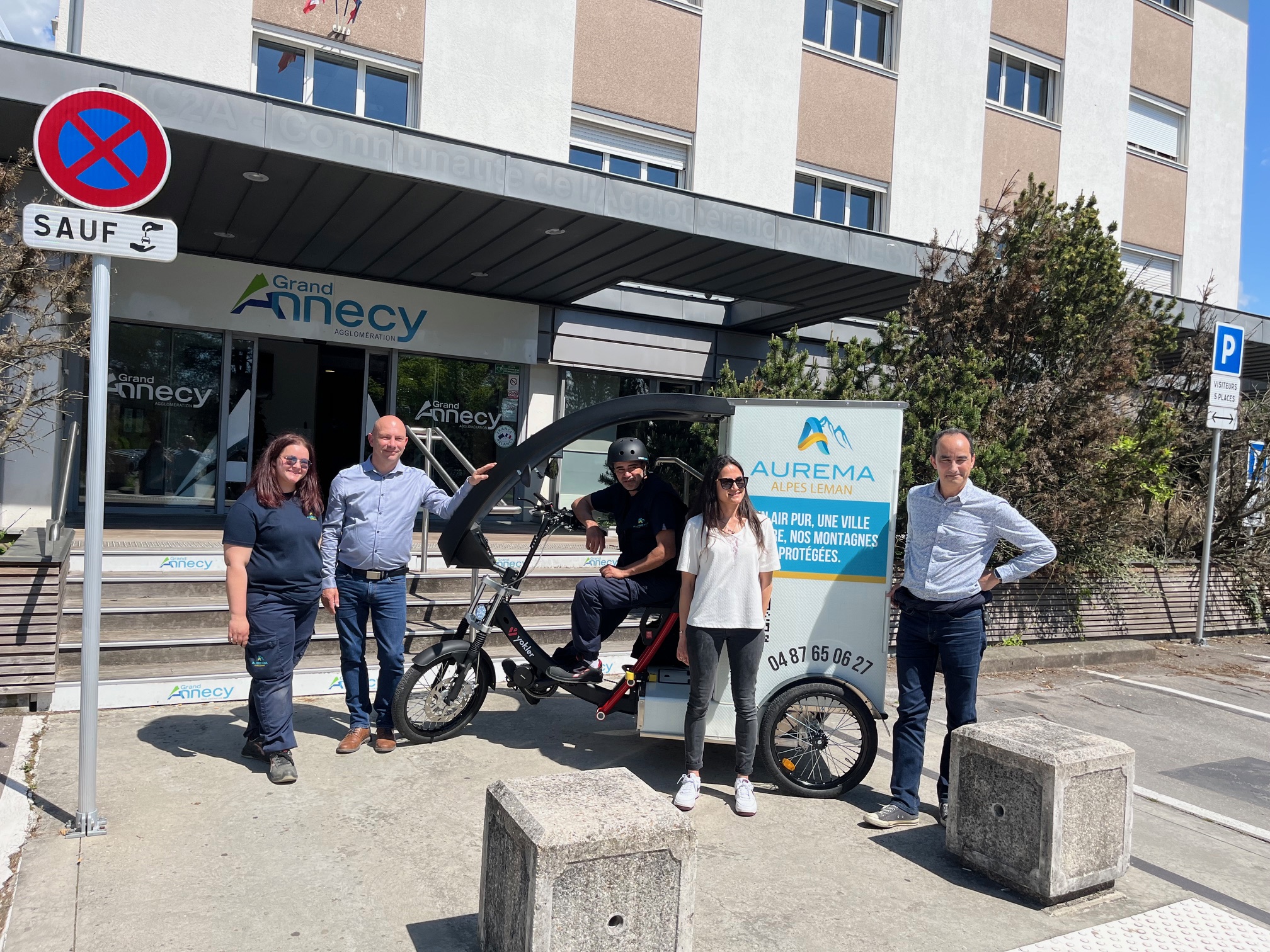 Triporteur proprete nettoyage Aurema Yokler