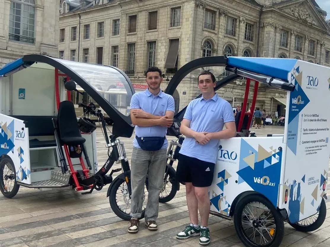 Velotaxi professionnel Yokler T Keolis