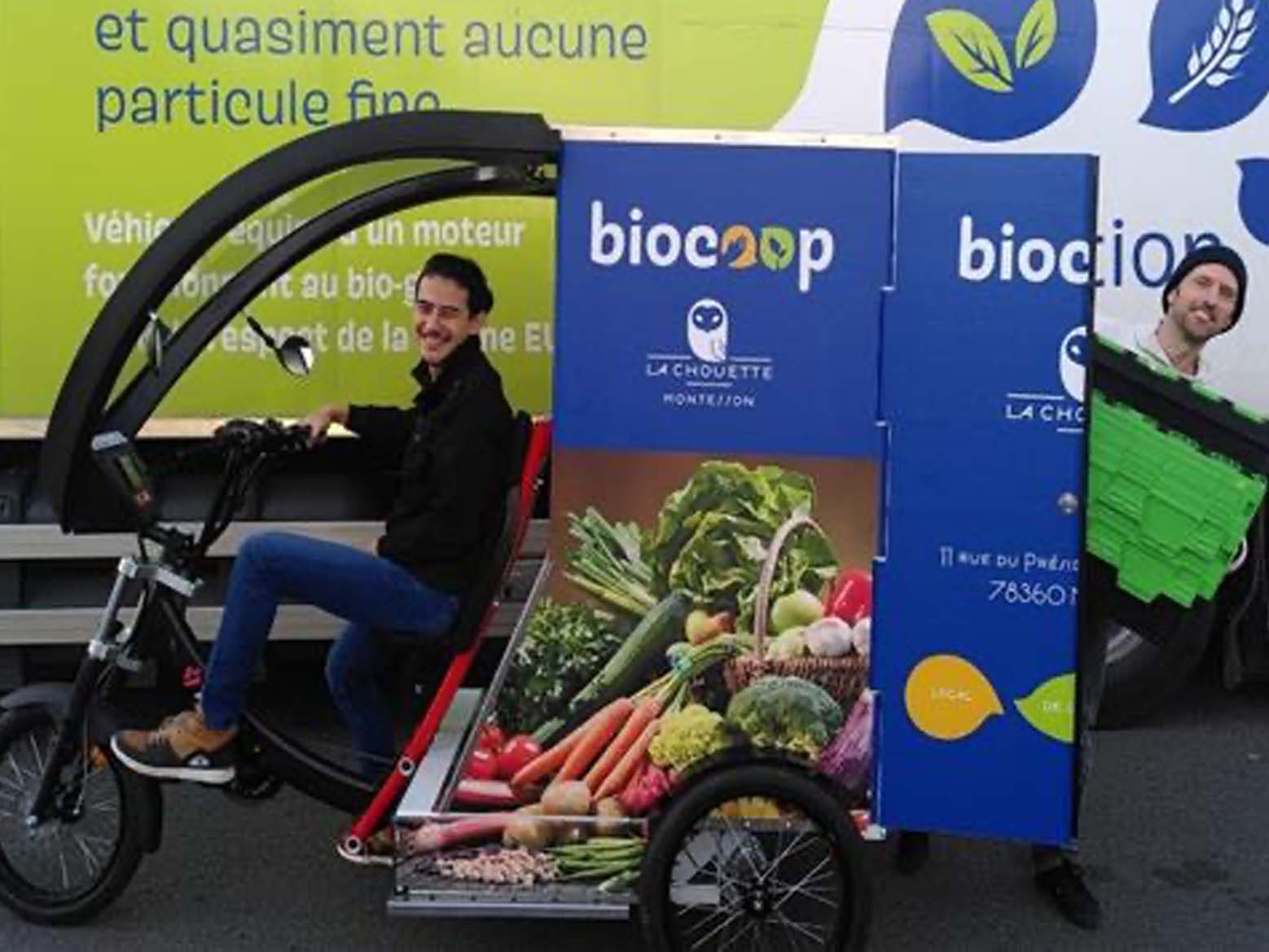 livraison triporteur biocoop