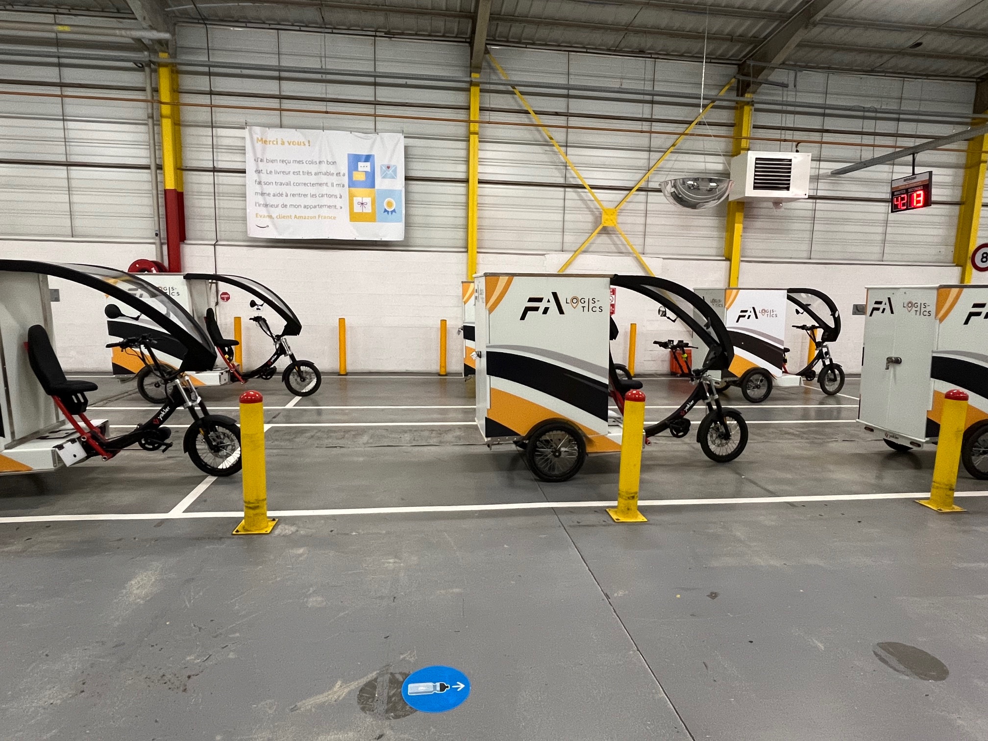 livraison en triporteur électrique