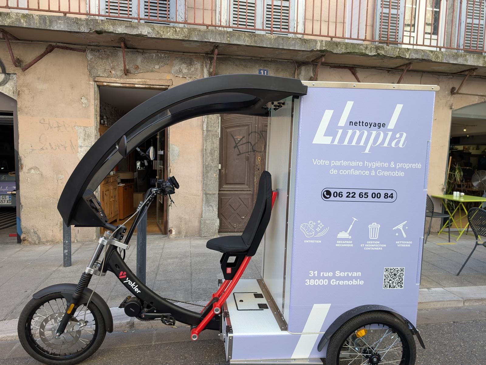 Triporteur nettoyage et proprete limpia