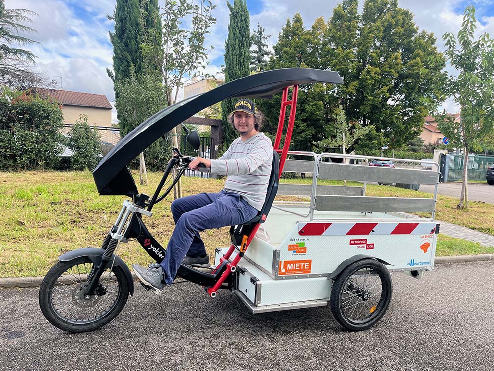 Triporteur pick up recyclerie